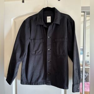 Men’s Gap Black Denim Shirt Jacket - Sz. M